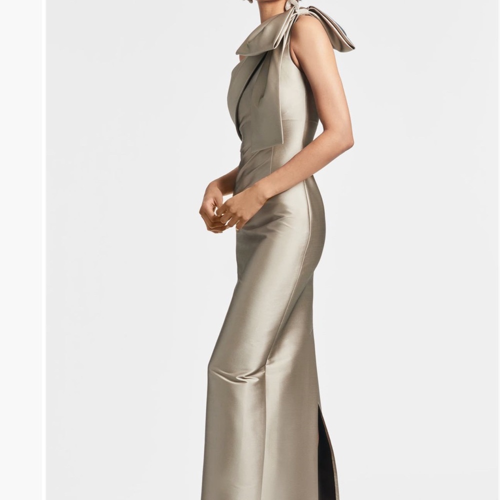 Sachin and Babi gorgeous one shoulder dress size 6 - Picture 4 of 7